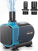 Vista 1 de Pawfly 800 GPH Aquarium Submersible Water Pump (3000L/H, 45W) Ultra Quiet Water Fountain Pump with 8.2 ft. Lift Height Adjustable Water Pump for