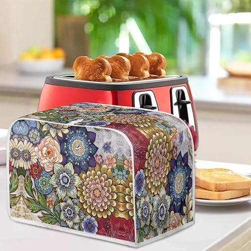 Miniatura 131 de Starry Night Toaster Covers 2 Slice Protectores de huellas dactilares a prueba de polvo y protección contra grasa para electrodomésticos Noche