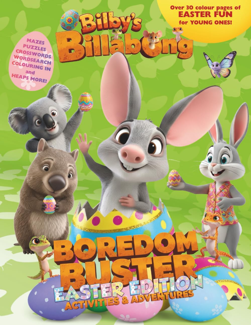 Bilby's Billabong | Boredom Buster Easter Edition Activity Book For Kids 3-12 Years:: Puzzles, Games, Mazes, Word Searches, Maths Puzzles, Spot the ... Art Fun and SO MUCH MORE EASTER GOODNESS!