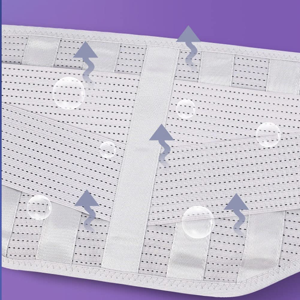 Soporte Lumbar para Hombres y Mujeres Cintura Transpirable Cinturón de Soporte de Espalda Lumbar para ciática Hernia de Disco Escoliosis Alivio del Dolor de Espalda Levantamiento Pesado con