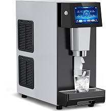 Commercial Nugget Ice Maker Machine, 100Lbs/24H Pellet Chewable Ice