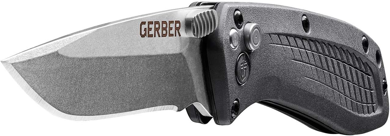 Gerber Gear 30-001205 US-Assist Assisted Opening Everyday Carry Pocket Knife, Stainless Steel, S30V Fine Edge