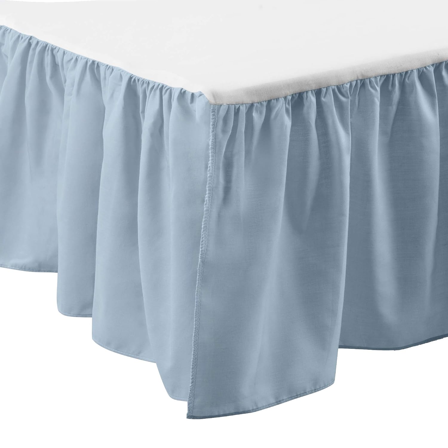 Amazon.com : BabyDoll Portable Crib Solid Dust Ruffles, Light Blue