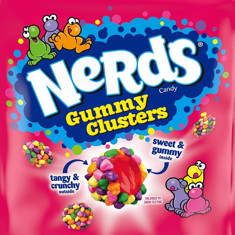 Nerds Variety Pack, Gummy Clusters, Big Chewy, & Sour Big Chewy, Pack of 3 : Grocery & Gourmet Food