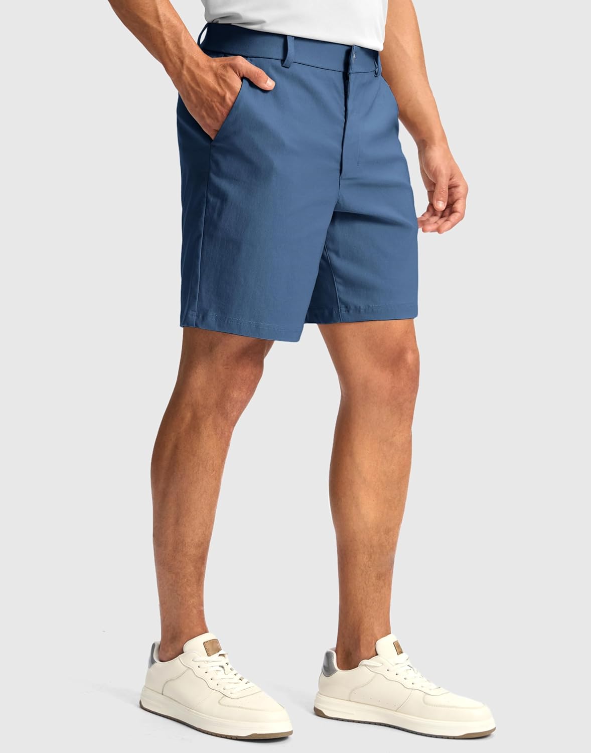 G Gradual Men's Golf Dress Shorts 5"/ 7"/ 9" Stretch Casual Work Flat Front Shorts for Men with 3 Pockets Quick Dry - Image 2