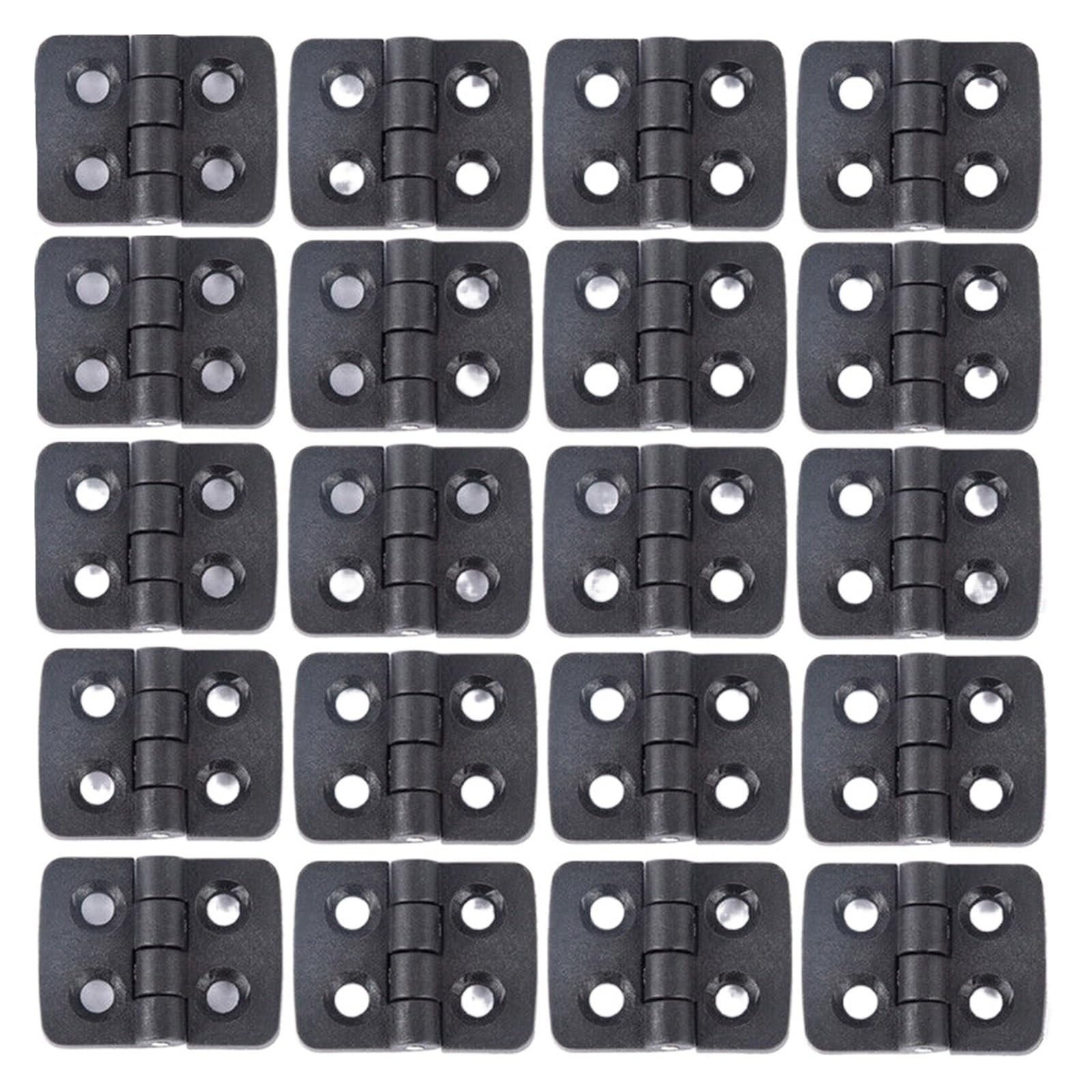 Pjfcewfdgx 20Pcs 10Pcs Nylon Plastic Butt Hinges For Box Cabinet Window Door