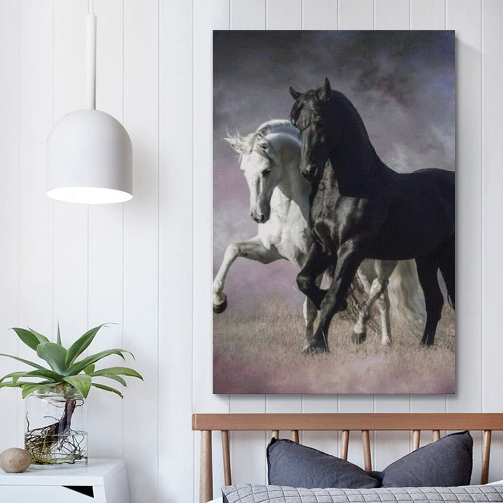 Disegno Cavalli Bianchi E Neri