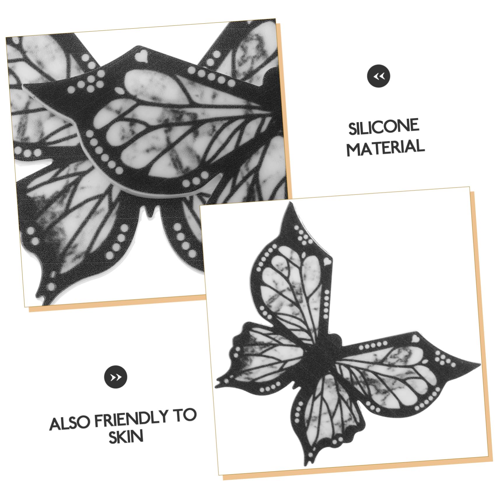 Healeved 10piezas Plantilla De Silicona Para Delineador De Ojos De Herramienta De Maquillaje Reutilizable Para Dibujo De Línea De Ojos Diseño De Para Aplicación Precisa y Simétrica