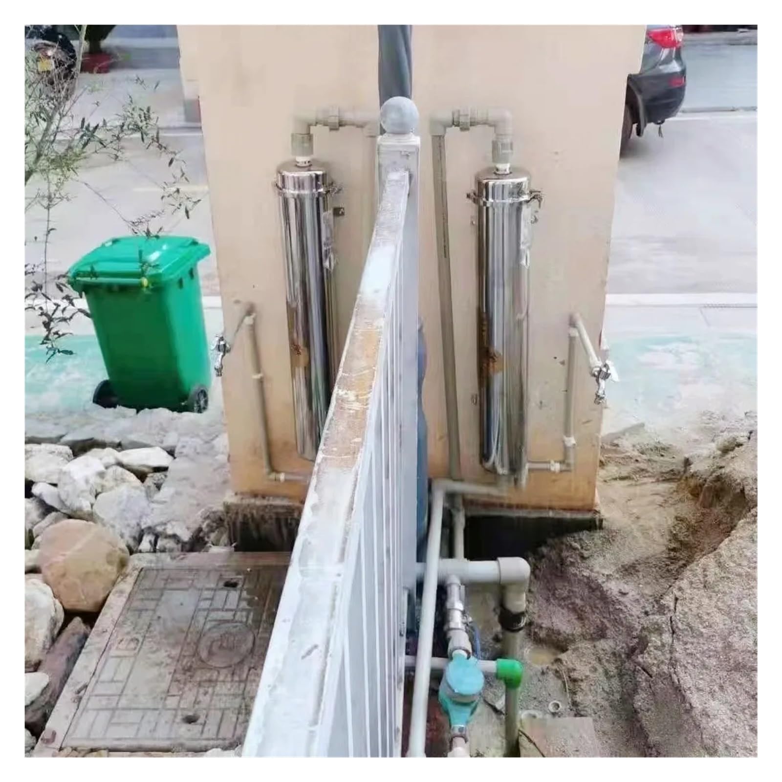 Filtro de agua filtración for toda la casa, purificador PVDF UF 15000L/H, filtro ultrafiltración 0.01um