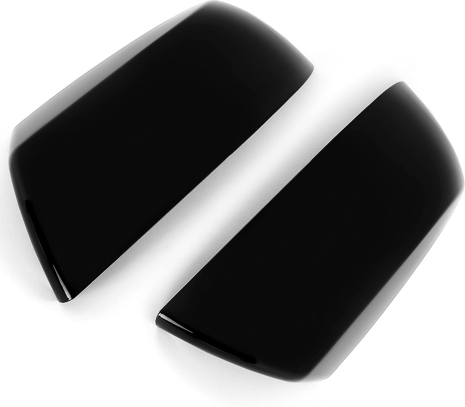 Kojem Glossy Black Mirror Covers Kit Assembly Compatible with 2007-2022 Toyota Tundra/Sequoia (Black 202)