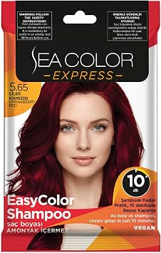 Sea Color Express Amonyaks z  ampuan Boya,  ampuan Kolayl nda Sa  Boyama 5.65  ilek K rm z s