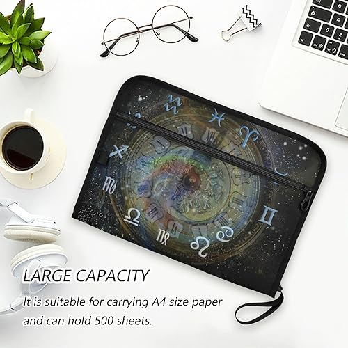 Miniatura 6 de susiyo Astrology - Carpeta de archivo expansible de doce signos del zodiaco, 13 bolsillos, tamaño carta A4, carpeta de archivo de acordeón