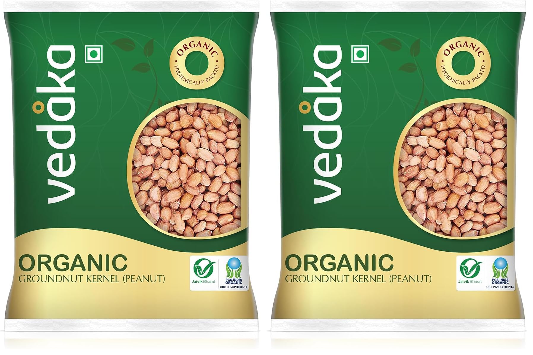 Amazon Brand - Vedaka Organic Groundnut Kernel 1Kg | Raw Peanut | Naturally Rich Source Of Protein & Fiber | Cholesterol Free & No Added Additives (Pack of 2)-image-44
