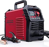 ARCCAPTAIN 110V/220V Stick Welder, [Large LED Display] 160Amp ARC Welding Machine with Synergic Control, IGBT Inverter Portable MMA Welder Machine with Lift Tig Hot Start, Arc force and Anti-Stick