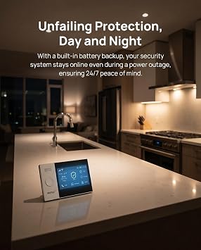Home Security Systems Alarm System for Home Security GSM/4G+WiFi | 4.3 Touch Screen | SOS | App Instant Alerts | Wireless Smart System | DIY Motion & Door Sensors | Work with Alexa | No Monthly Fee