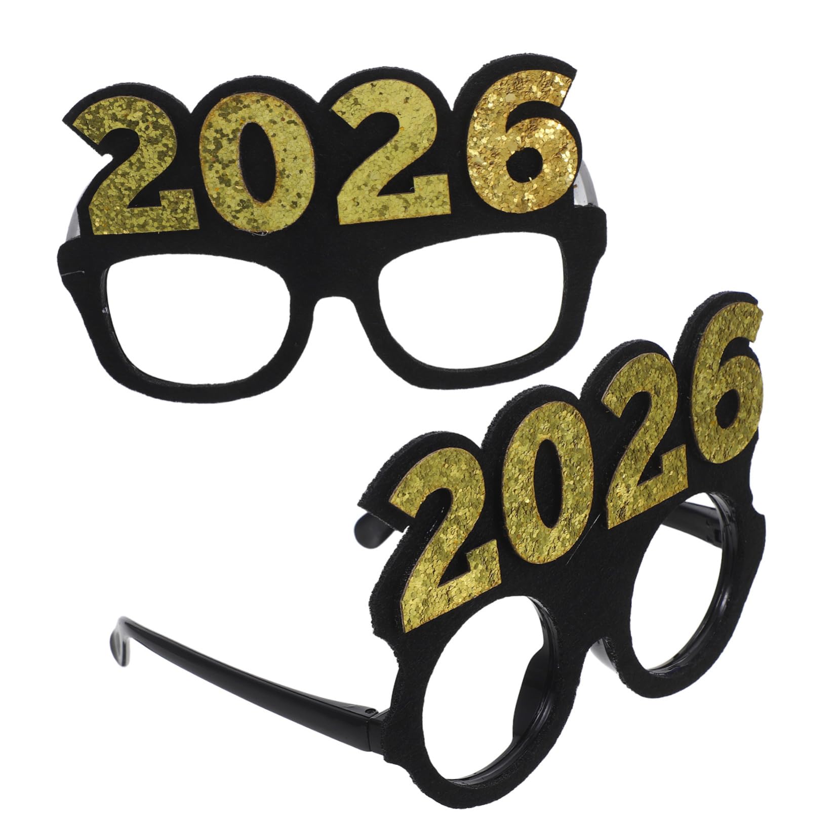 10 Piezas Unidades Gafas Brillantes Fiesta de Fin de Año Accesorio y Resistente para Graduación Festivos Complementos Divertidos para Photocall