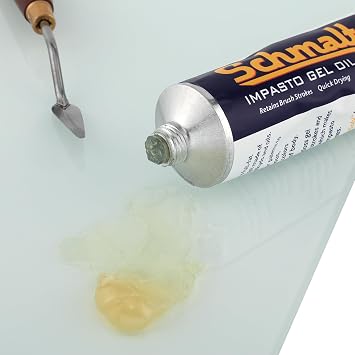 Schmaltz Artist Oil Impasto Gel Medium 150mL Tube - Quick Drying Impasto Gel to Increase Shine & Volume and Improve Transparency & Gloss - 3 Pack