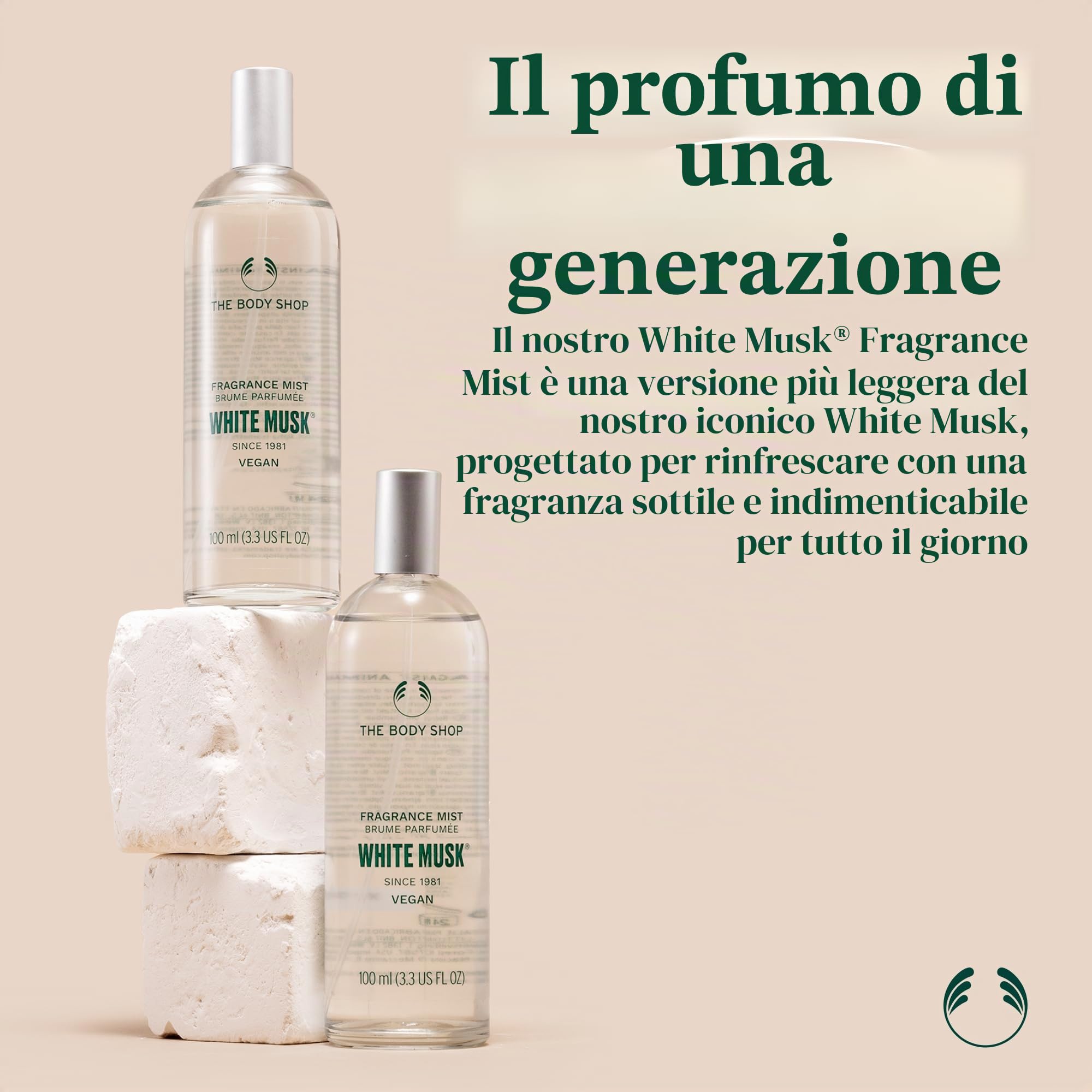 THE BODY SHOP Profumo White Musk® Fragranza Nebbia, vegano, con fresco aroma floreale di muschio
