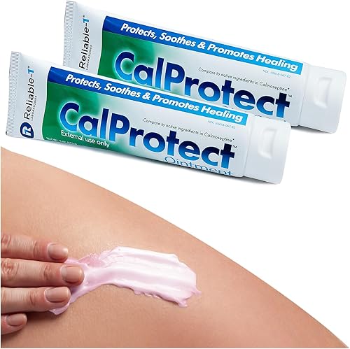 CalProtect Ungüento hidratante antierupciones (tubo de 4 onzas, paquete de 2) Reliable-1 Laboratories para adultos para incontinencia de pañales,