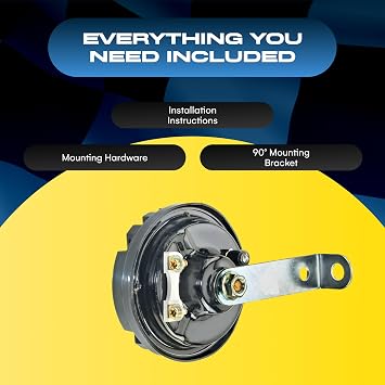 WOLO 357-24 Industrial Disc Horn, 115dB, 24V