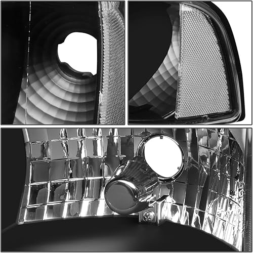 Vista 34 de DNA MOTORING Par de faros delanteros estilo OE + luces de esquina compatibles con 94-02 Ram, blanco, HL-OEM-DR94-4P OE-Blanco Claro