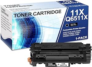 Q6511X Toner Noir imprimante HP Laserjet 2410 2420 et 2430