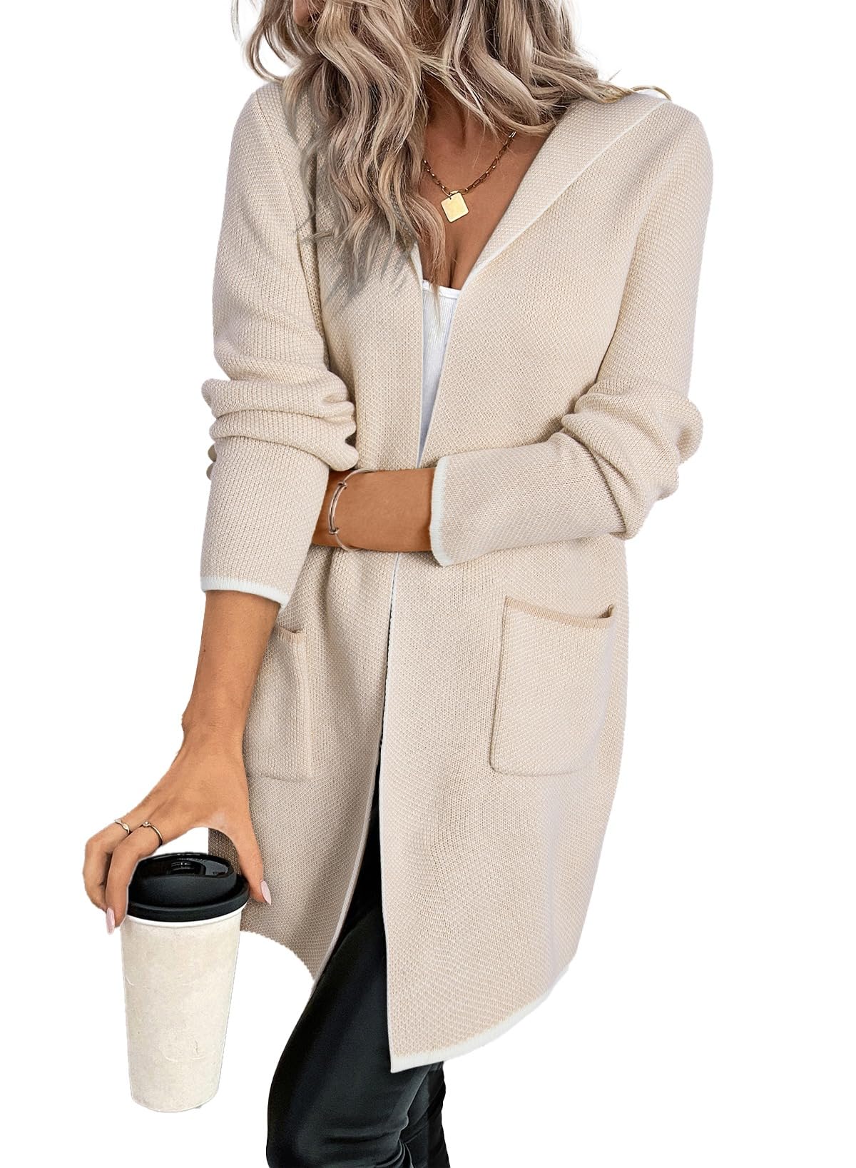 Sidefeel Contrast Cardigan