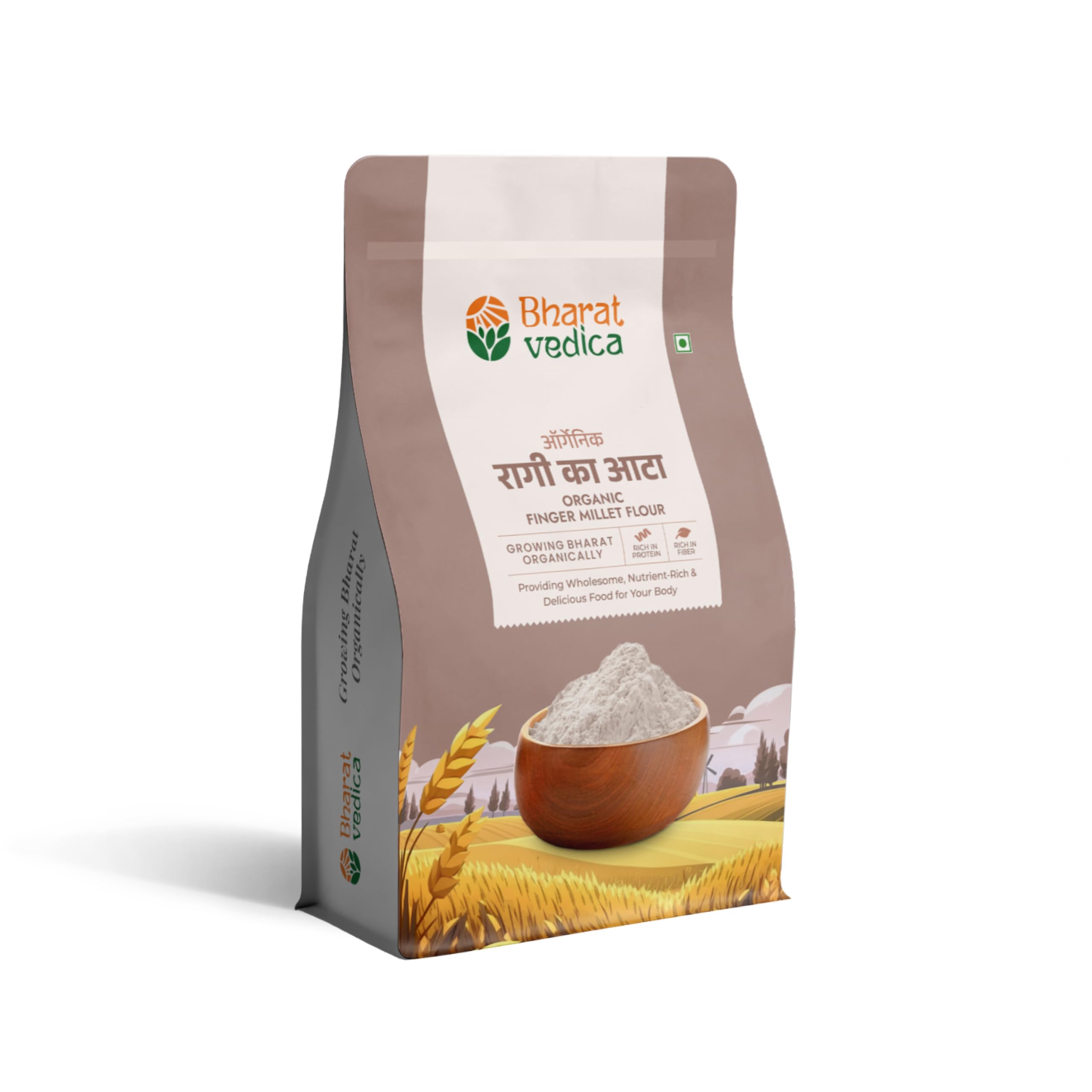 Bharat Vedica Finger Millet Flour, Organic Ragi Flour & Stone Milling Method, Rich in Protein & Nutrients, Gluten-free, 1 kg (B0D9WFDY7Y) Amazon Price History, Amazon Price Tracker