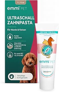 emmi-PET Ultraschall Zahnpasta Hund & Katze, 75ml