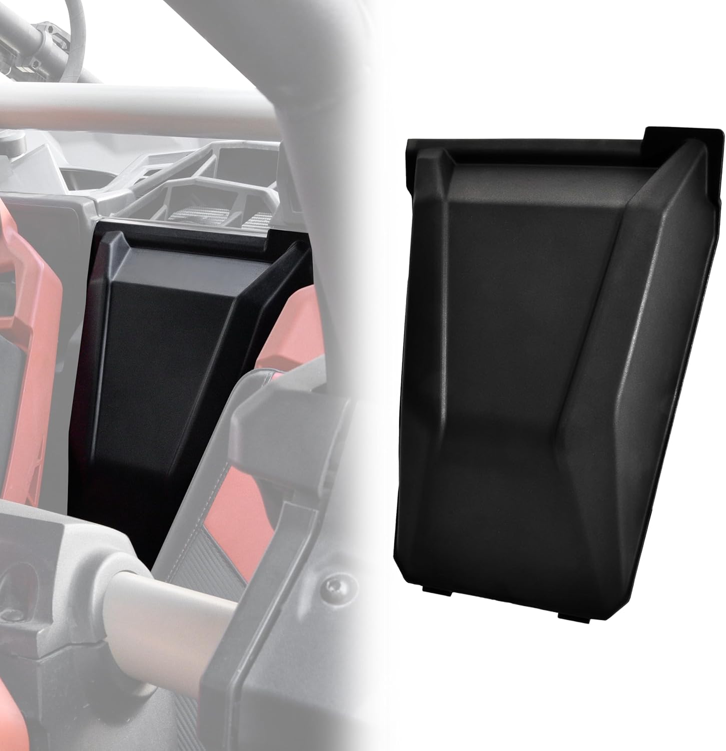 Engine Access Panel for Can Am Maverick X3 XDS XRS MAX Turbo RR 2017-2025 Accessories, Black PP Central Upper Rear Bulkhead Replace #707900442