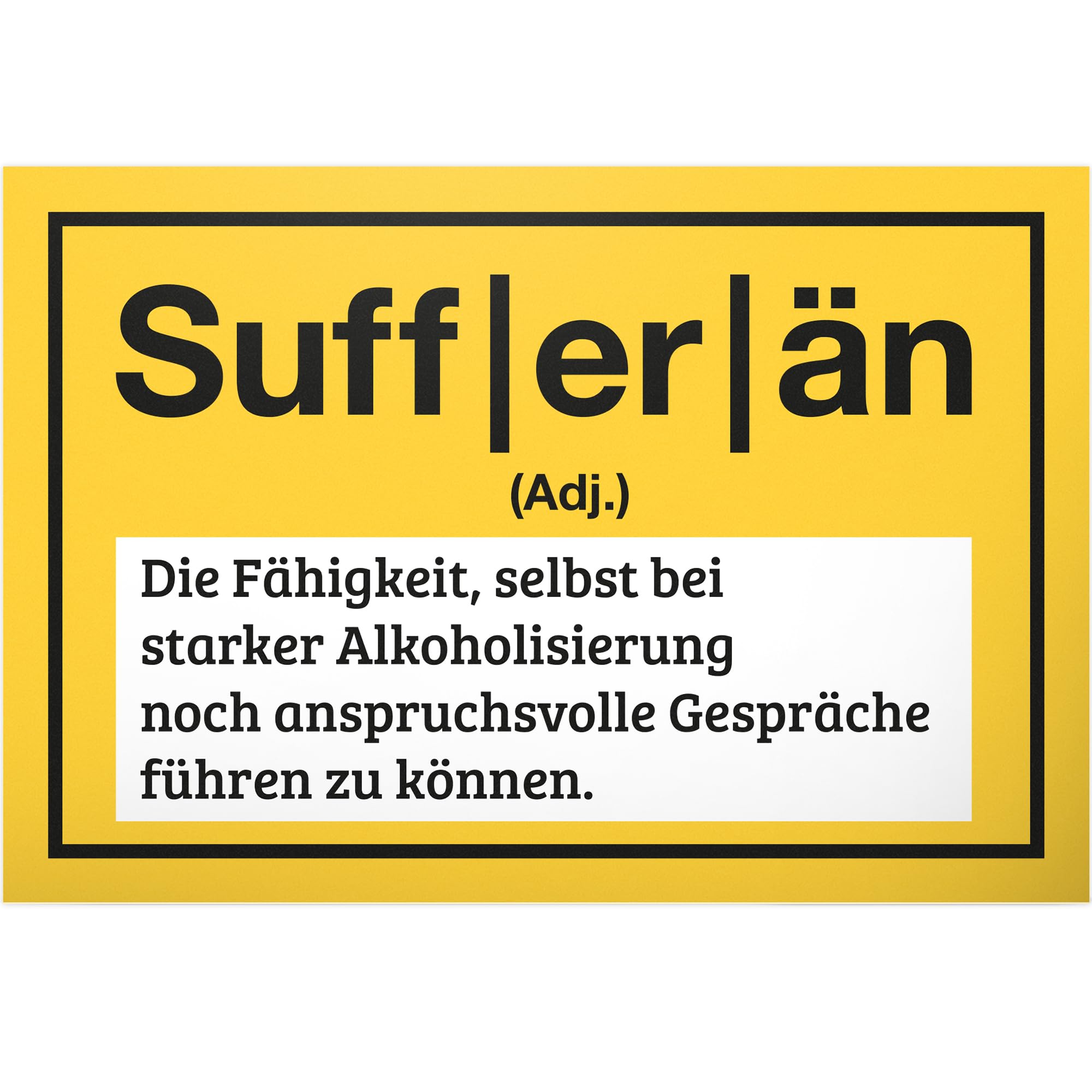 Grazie! Sufferän – Cartello In Plastica Con Scritta Divertente Su Alcool E Divertimento, Regalo Per Uomini, Accessorio Per Feste E Addio Al Celibato - 2