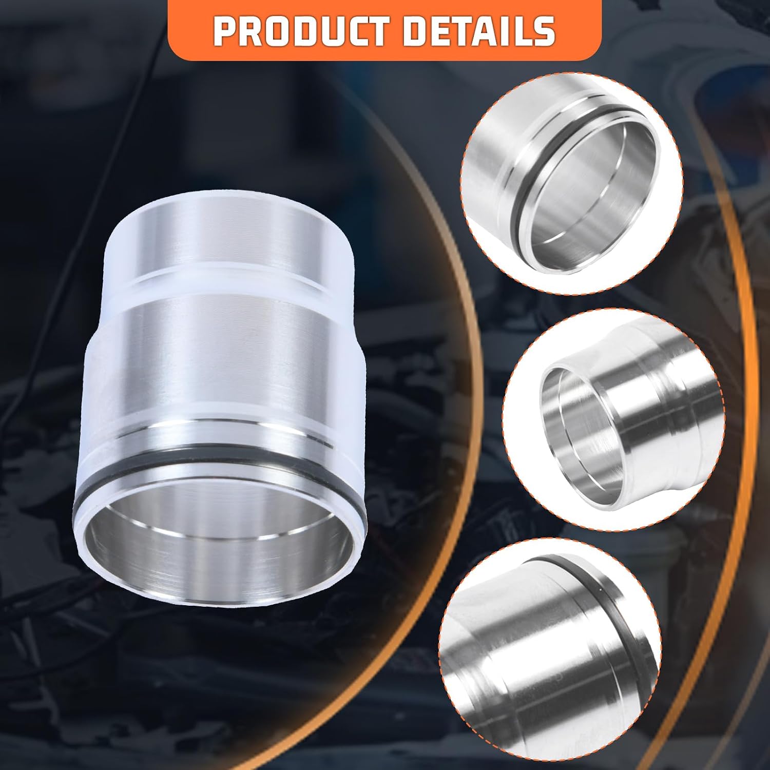 3686961 6Pcs New Fuel Injector Sleeve Kit Cup Tube with Seal Compatible with Cummins ISX15 QSX15 X15 CM2350 Diesel Engine Parts Single Cam Aftermarket Parts Replace for 3686883 3687210