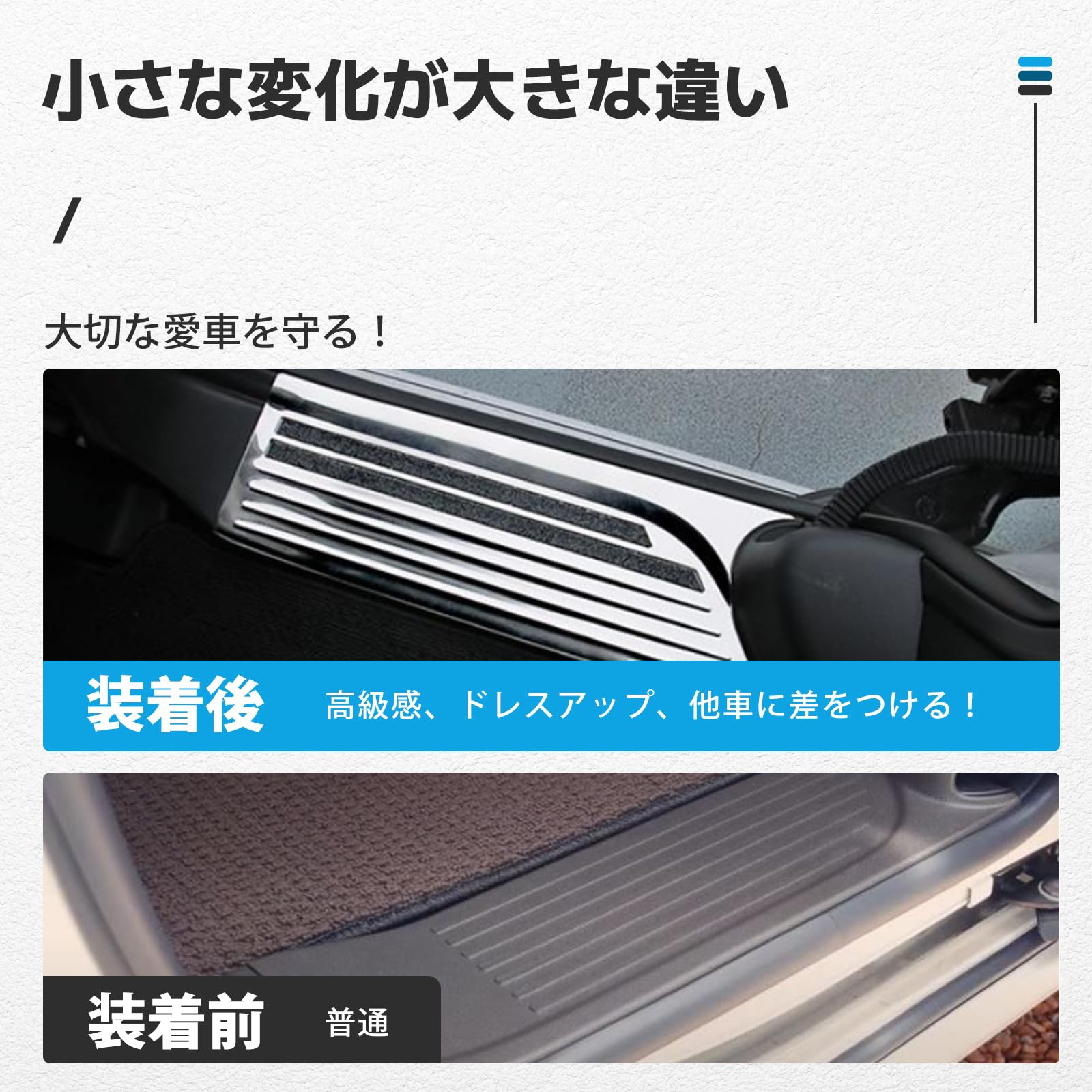 Amazon.co.jp: Sarasara N-BOX N-BOXカスタム JF5 JF6に適合 サイド