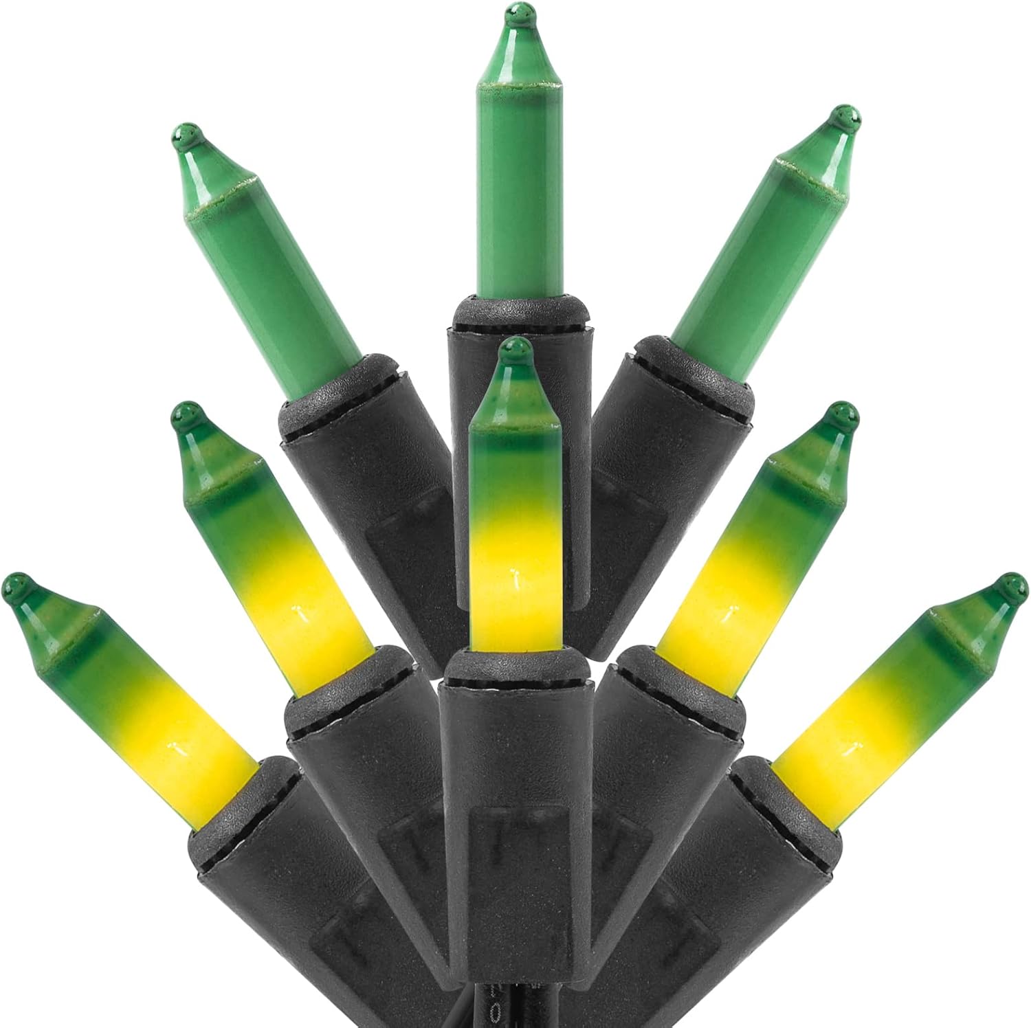 GOODFAITH Black Wire UL Listed Christmas Lights 200 Lights 45.2ft (100