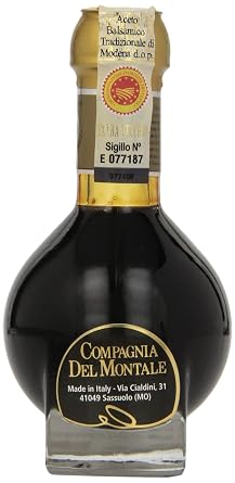 Compagnia Del Montale Aceto Balsamico Tradizionale di Modena DOP ExtraVecchio, 3.38 oz., 100 ml