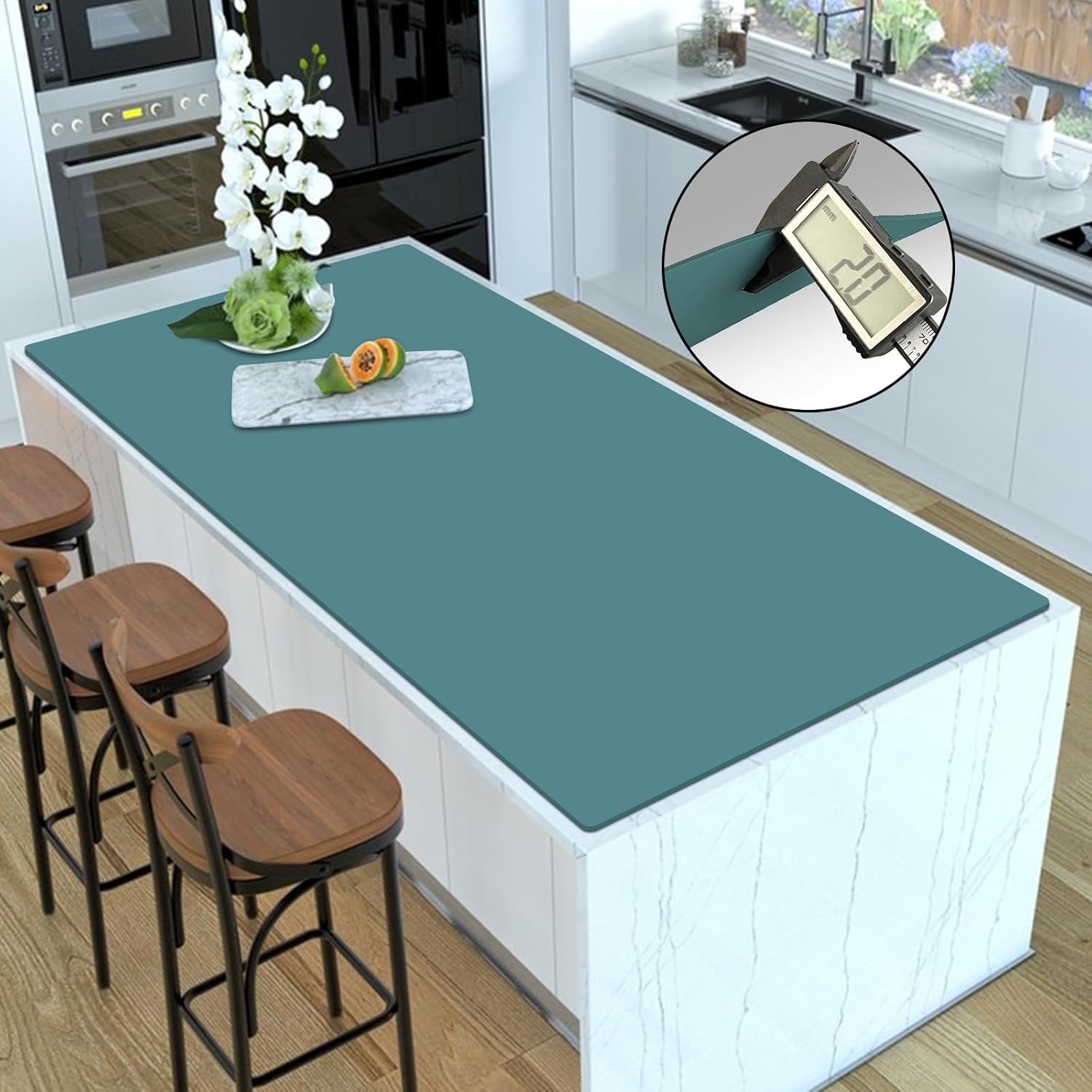 Silicone Mats for Kitchen Counter, 47.3"x23.6"x0.08