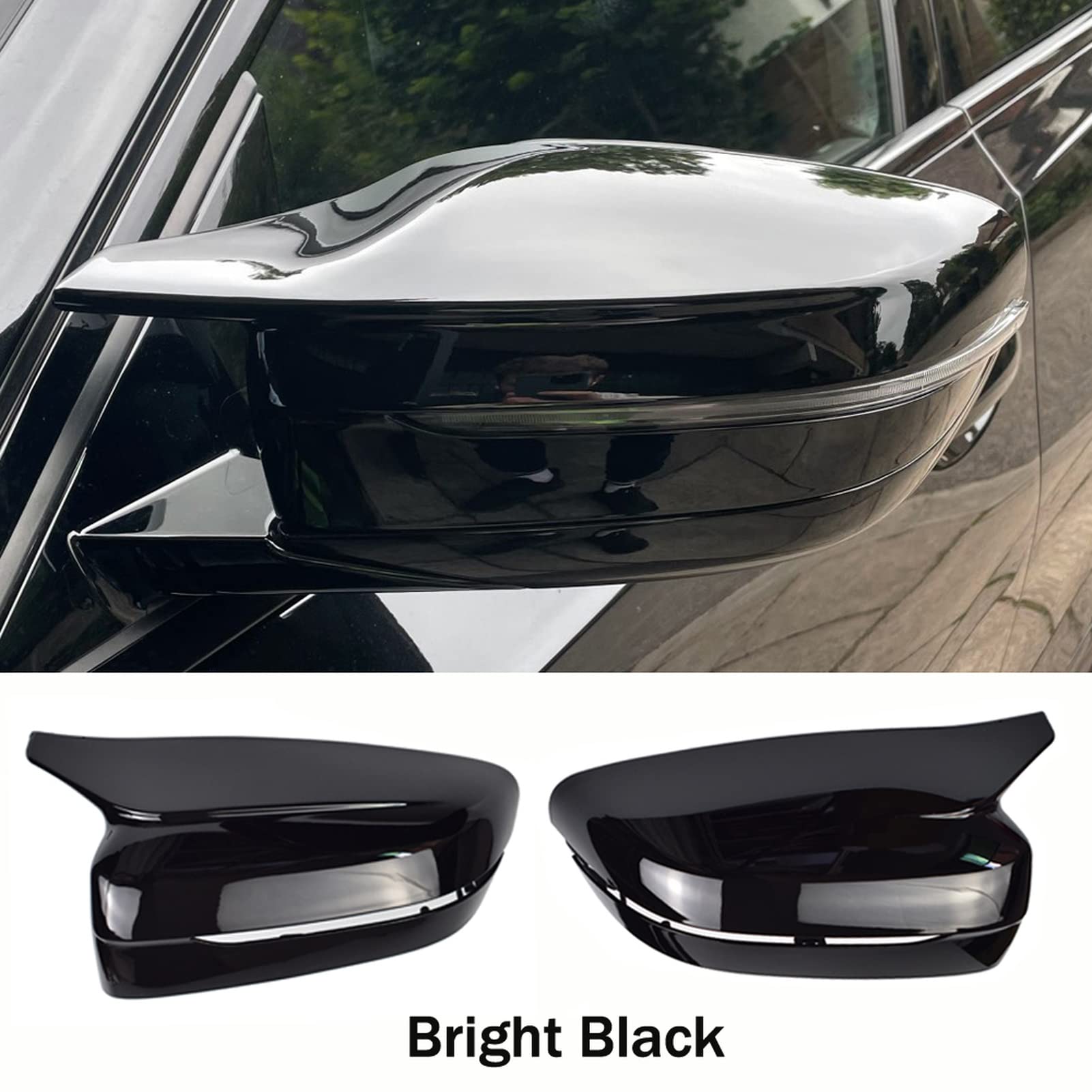 Coques De Rétros Noir Brillant Style M Pour BMW Série 3 G20/G21 M340i (2019-2025) – DTR-TUNING