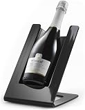argentoè Gelette Wine Cooler - Bottle Cooler and Thermal Bottle Holder for the Table - Champagne Cooler & Champagne Cooler Without Ice - Design Made in Italy (Black) - 1