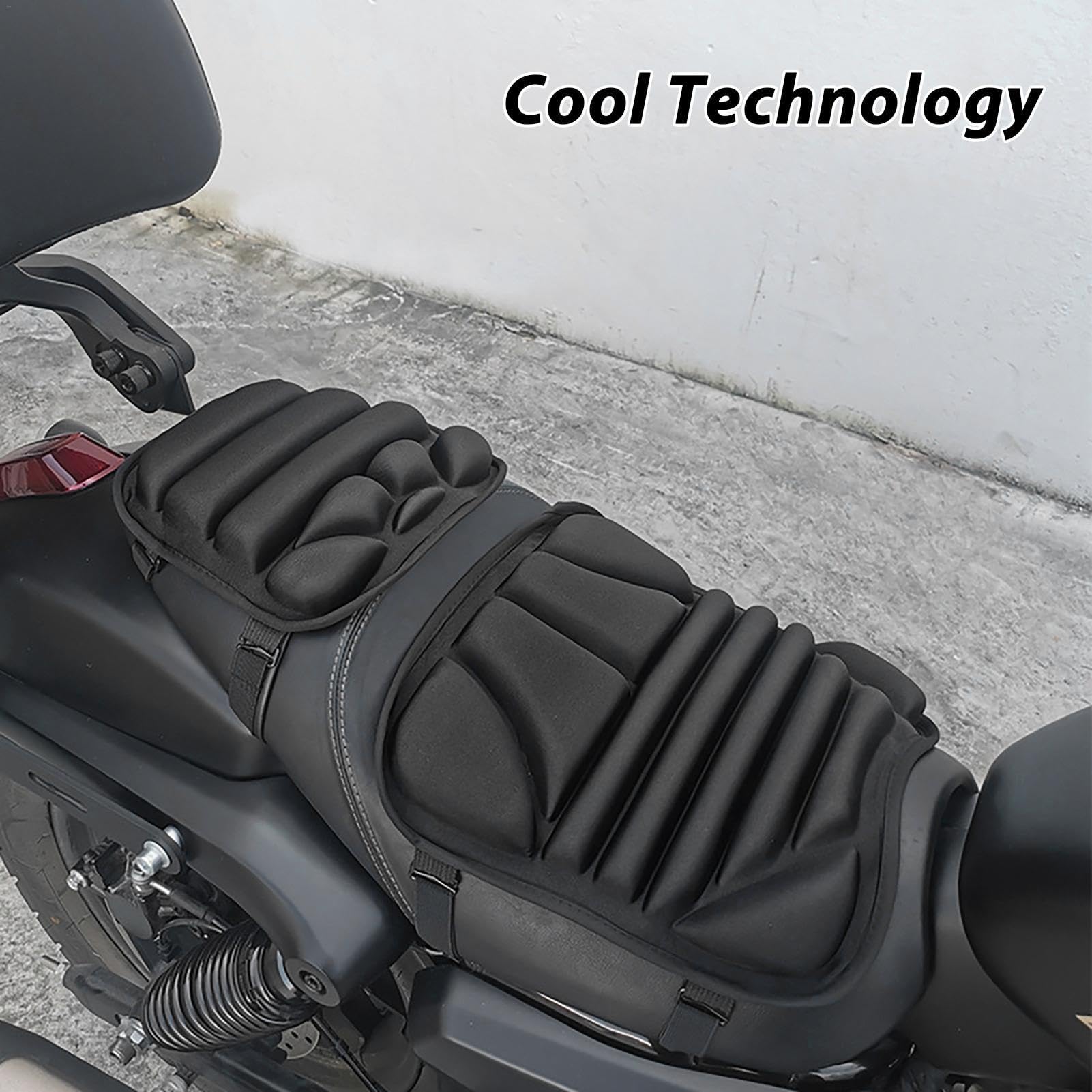 Coussin Gel 3D Pour Selle De Moto - Confort Longue Distance, Respirant, Anti-vibrations