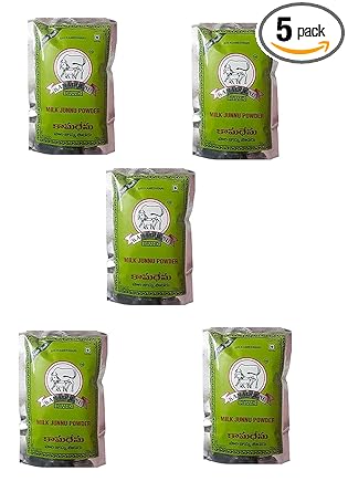 BlackEye Kamadhenu Junnu Powder - Kamadhenu Junnu/Colostrum Powder - 100 G Each x Pack of 5 (500 Grams Total)