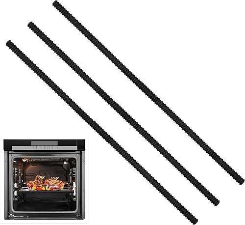 Miniatura 10 de Funda extra larga de 22 pulgadas para horno, protector de silicona para horno, resistente al calor, protector de borde de estante de horno, sin BPA