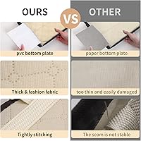 Vista 5 de Organizador de almacenamiento de bolso, paquete de 2, organizador de almacenamiento transparente para armario, bolsas transparentes para bolsos