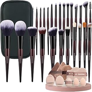 Professional Makeup Brush Set, 25Pcs Powder F...