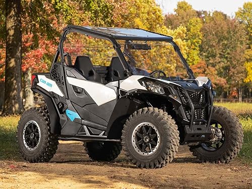 Miniatura 4 de Guardabarros SuperATV para 2018+ Can Am Maverick Trail (ver lista completa de ajustes)  Durabilidad extrema  Protege contra rocas, suciedad, arena y
