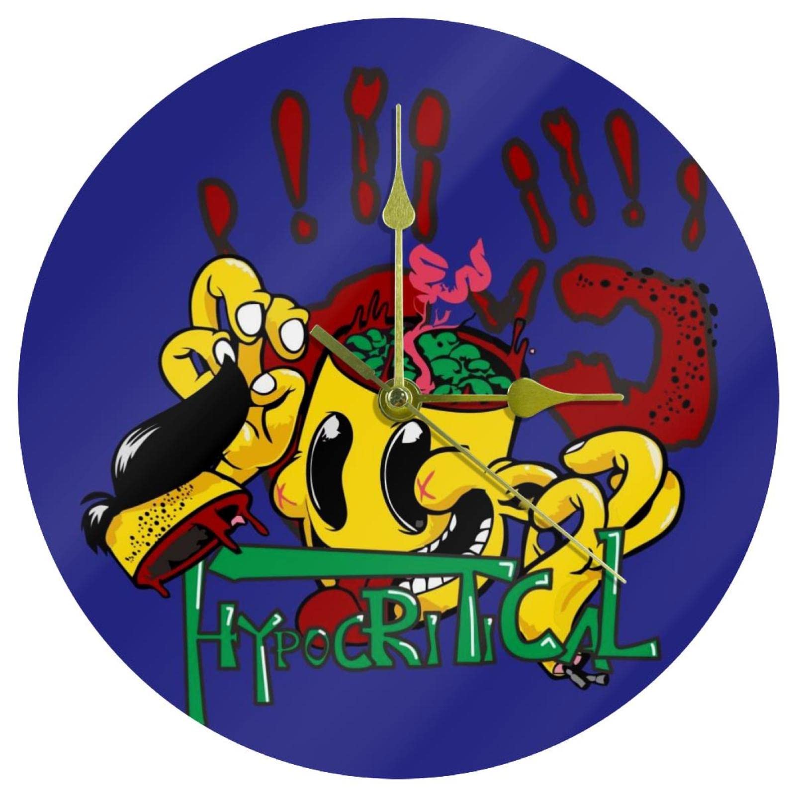 Horloge murale silencieuse sans tic-tac en acrylique pour retrouver le sommeil au bureau et dortoir