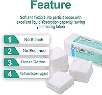 Vista 3 de 200 esponjas de gasa Capra de algodón de alta calidad, 8 capas, 3 x 3 pulgadas, esponjas de gasa absorbente tejidas/no estériles, ideales