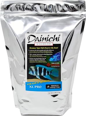 Dainichi Cichlid Food - XL PRO 5.5 Lbs, Medium 5 mm Sinking Pellet