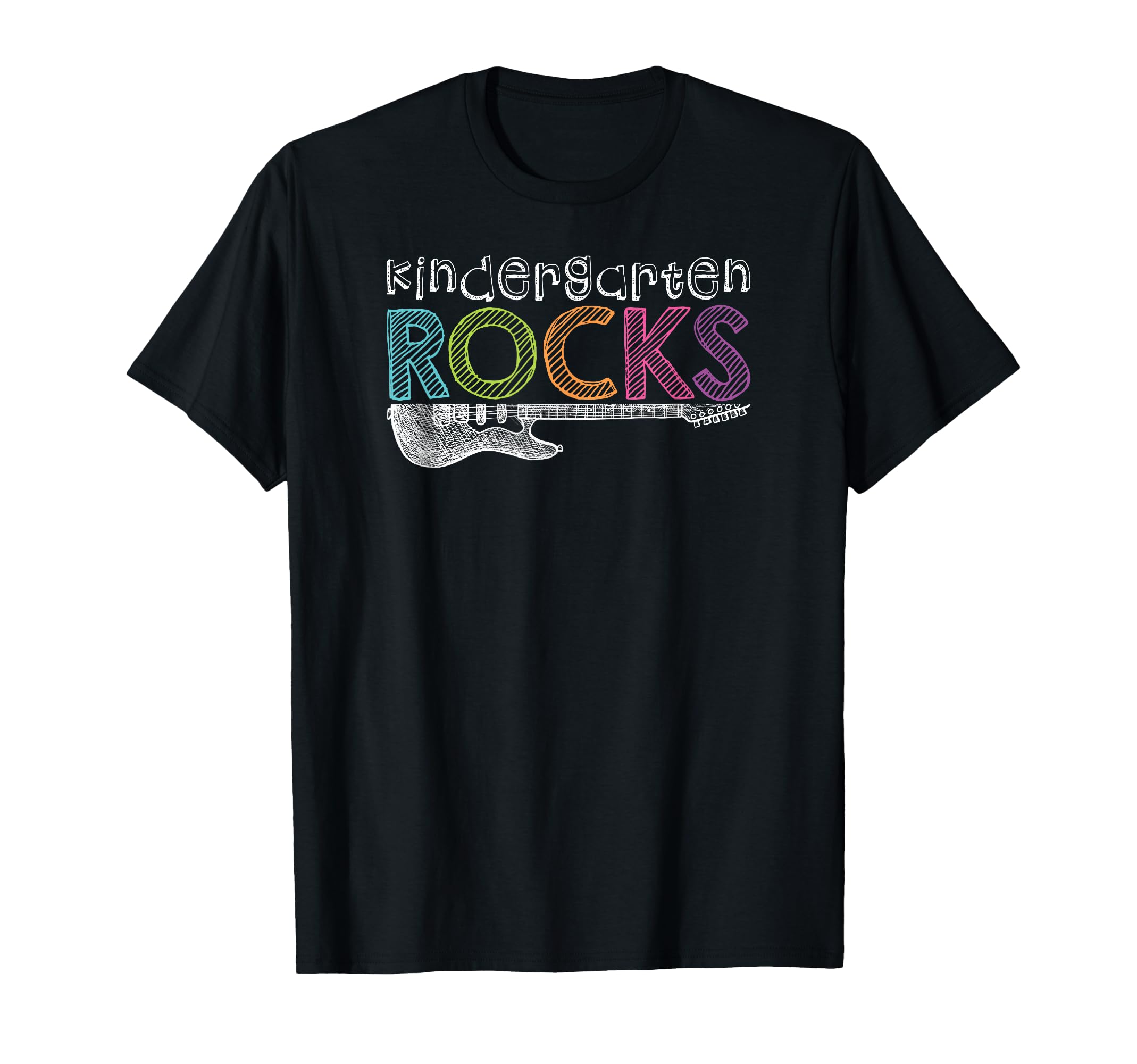 Kindergarten Rocks With Guitar T-Shirt Kids T-Shirt