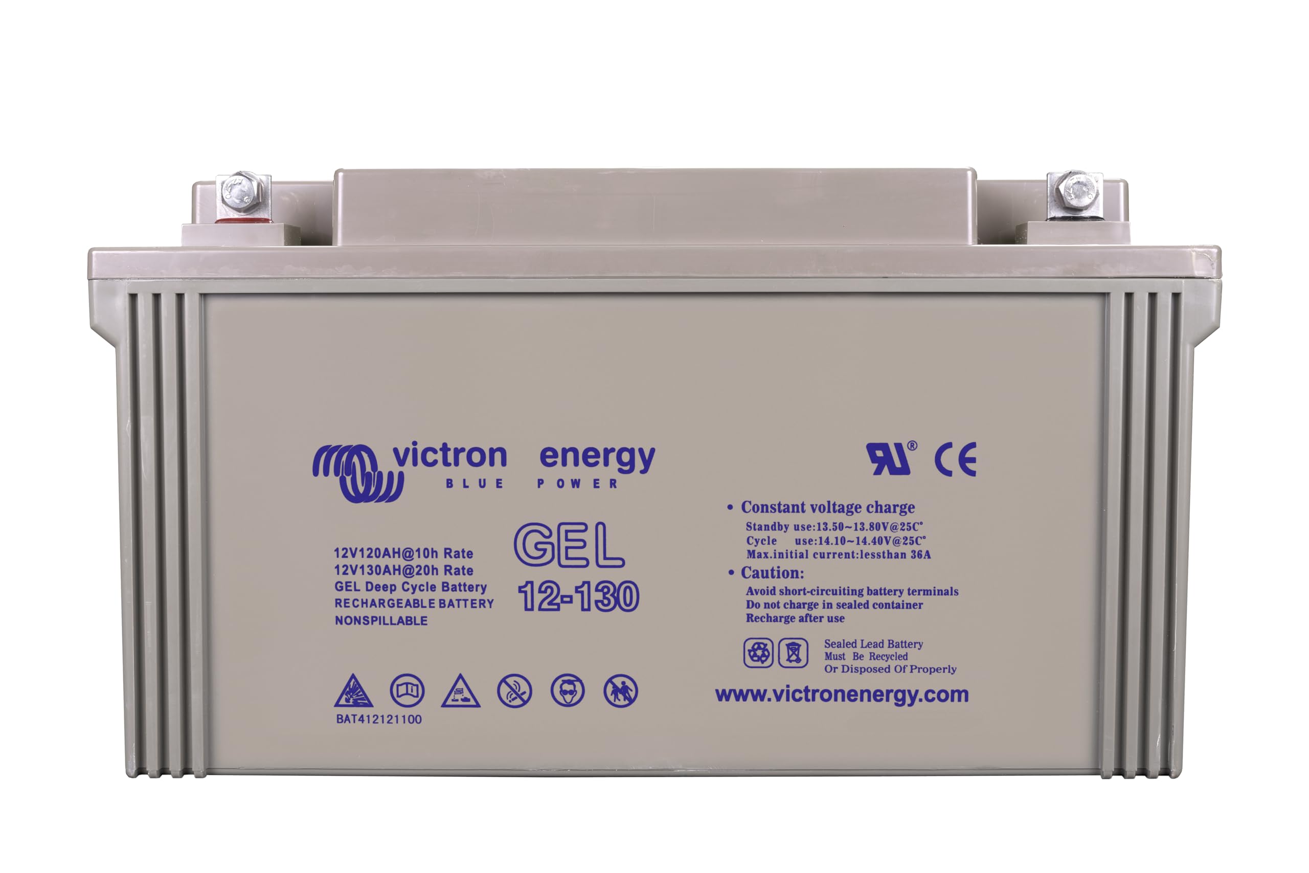 Victron Energy Batterie au Plomb Gel AGM 130 Ah 12 Volt