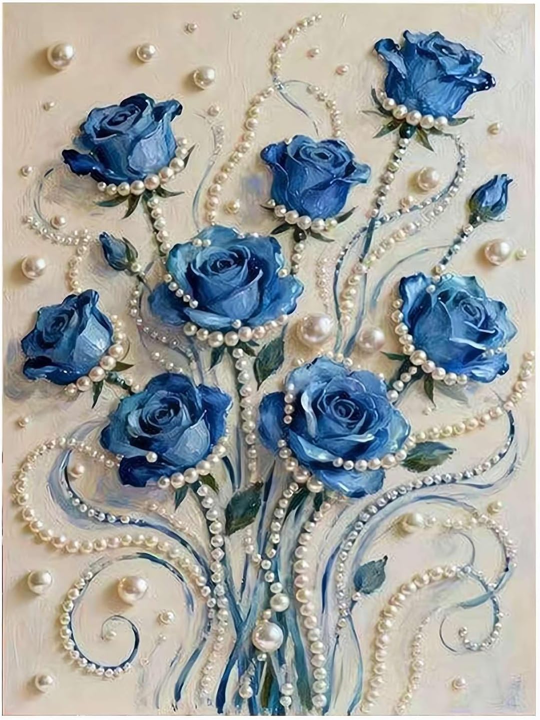 DIY Sunflower Diamond Pearl Painting Art Kit for Adults with Frames Included, DIY Wall Art with Frame 30x40cm, Beginner Friendly Home Decor Craft Kits, Diamond Dots Beads Canvas Gifts (I 1set)